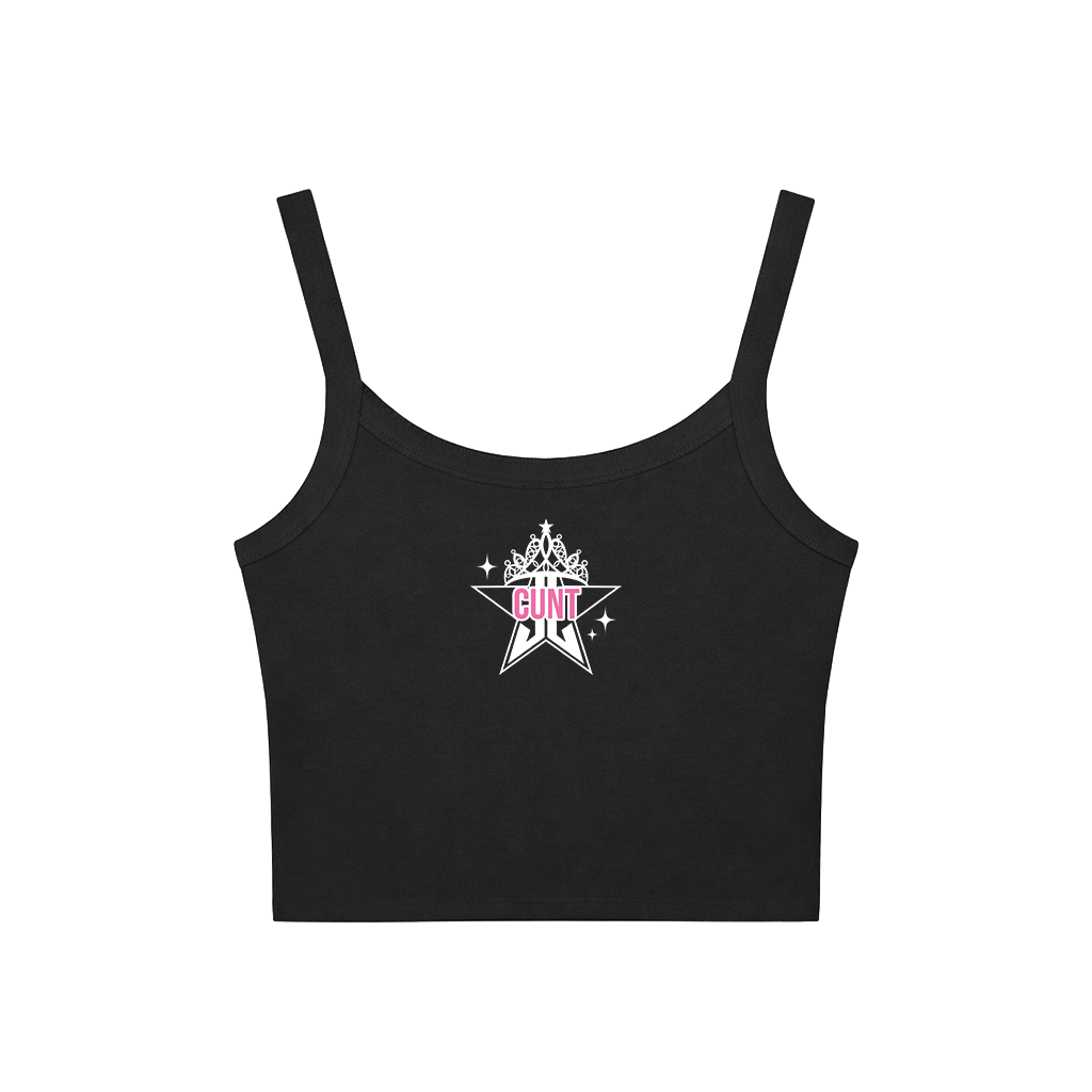 Black Cropped Tanks