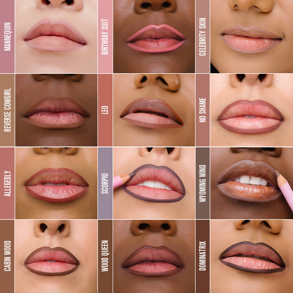 All Nudes Velour Lip Liner Bundle