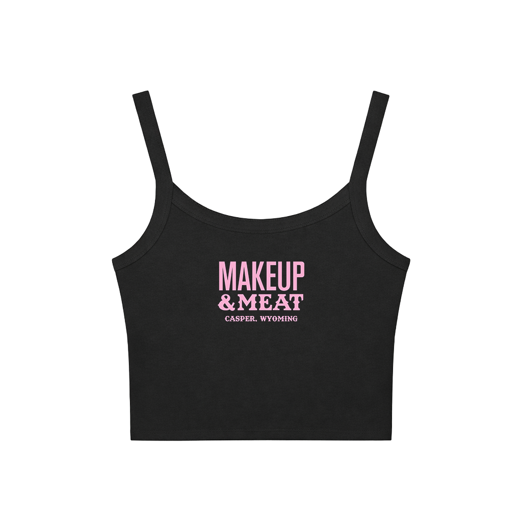 Black Cropped Tanks